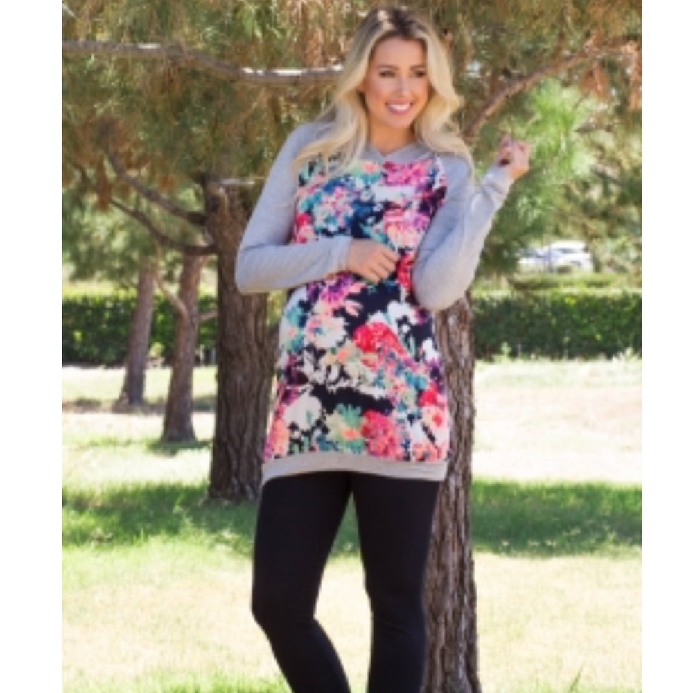 Maternity Tunic Hoodie